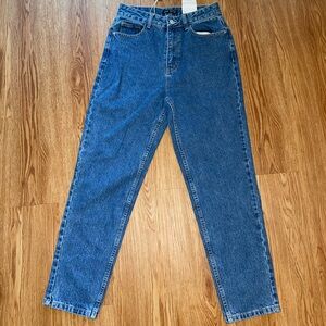 SHEIN High-Waist Vintage Blue Mom Jeans